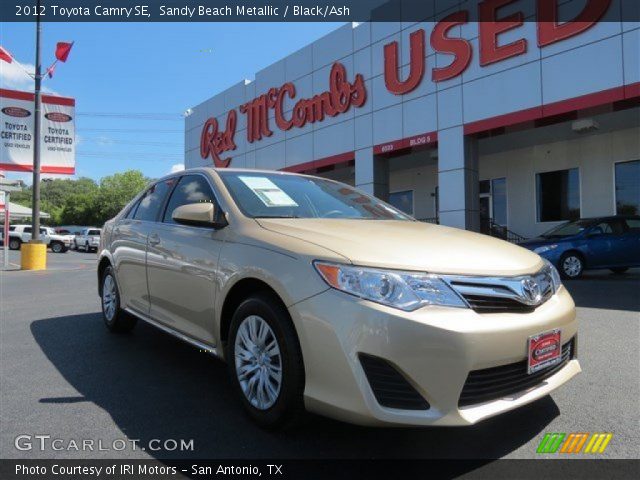 2012 Toyota Camry SE in Sandy Beach Metallic