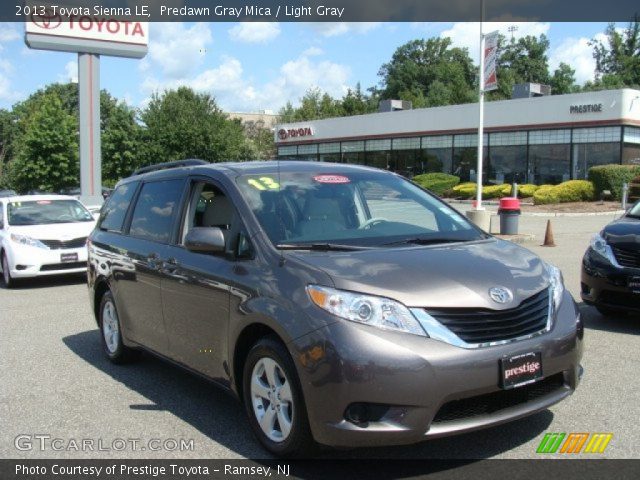 2013 Toyota Sienna LE in Predawn Gray Mica