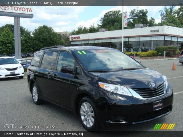 2011 Toyota Sienna LE AWD in Black