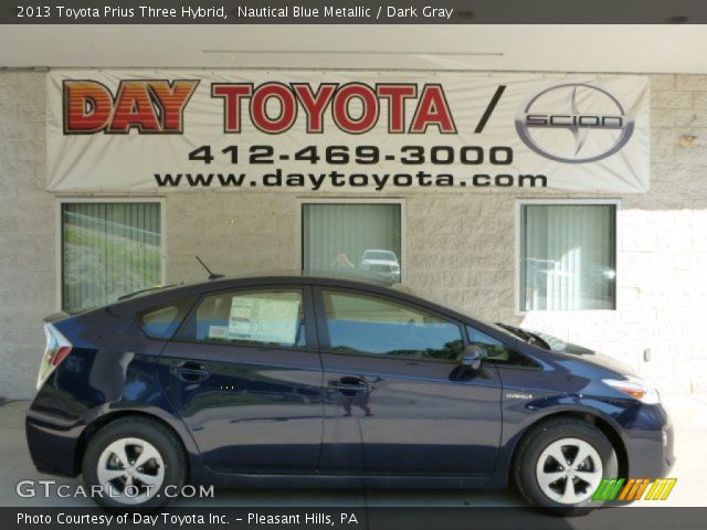 2013 Toyota Prius Three Hybrid in Nautical Blue Metallic