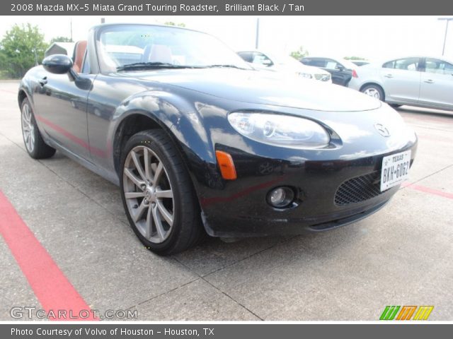 2008 Mazda MX-5 Miata Grand Touring Roadster in Brilliant Black