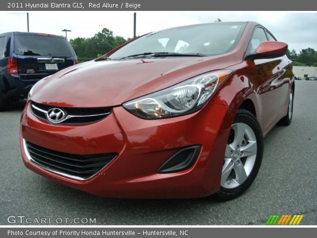 2011 Hyundai Elantra GLS in Red Allure