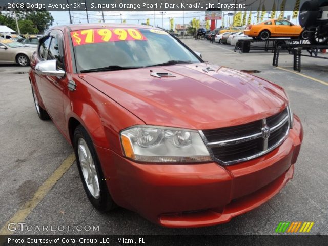 2008 Dodge Avenger SXT in Sunburst Orange Pearl