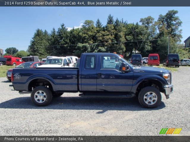 2014 Ford F250 Super Duty XL SuperCab 4x4 in Blue Jeans Metallic
