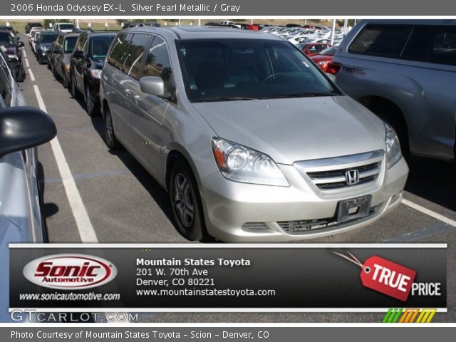 2006 Honda Odyssey EX-L in Silver Pearl Metallic