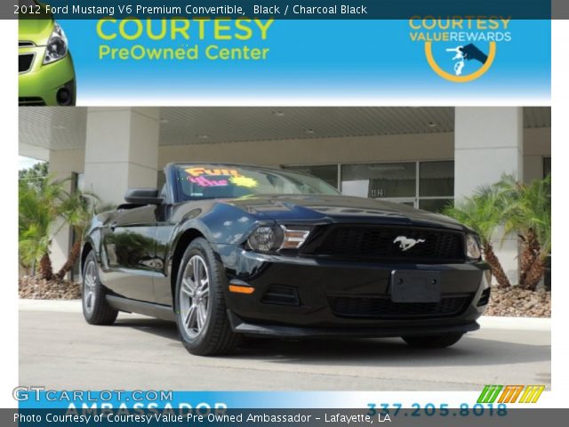 2012 Ford Mustang V6 Premium Convertible in Black