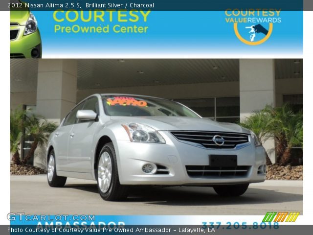2012 Nissan Altima 2.5 S in Brilliant Silver