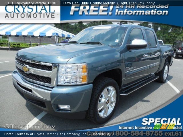 2011 Chevrolet Silverado 1500 LT Crew Cab in Blue Granite Metallic