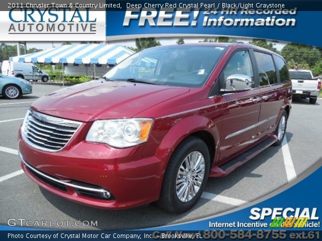 2011 Chrysler Town & Country Limited in Deep Cherry Red Crystal Pearl