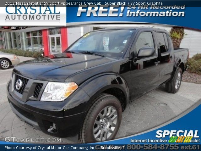 2012 Nissan Frontier SV Sport Appearance Crew Cab in Super Black