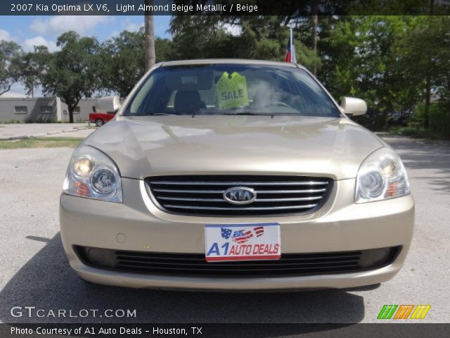 2007 Kia Optima LX V6 in Light Almond Beige Metallic