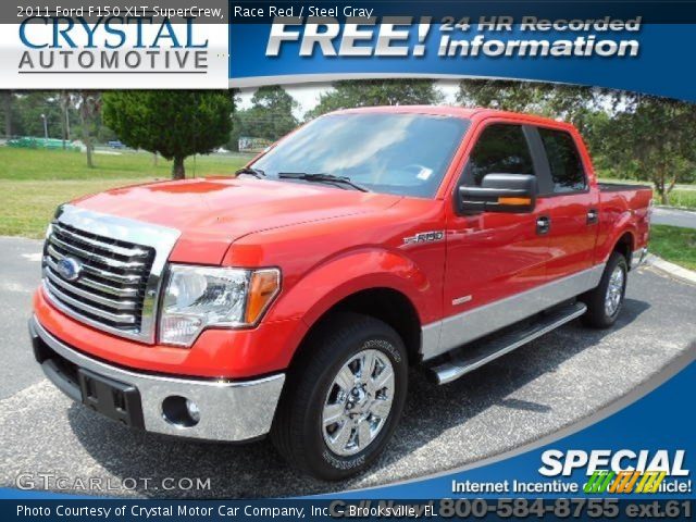 2011 Ford F150 XLT SuperCrew in Race Red