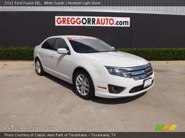 2012 Ford Fusion SEL in White Suede