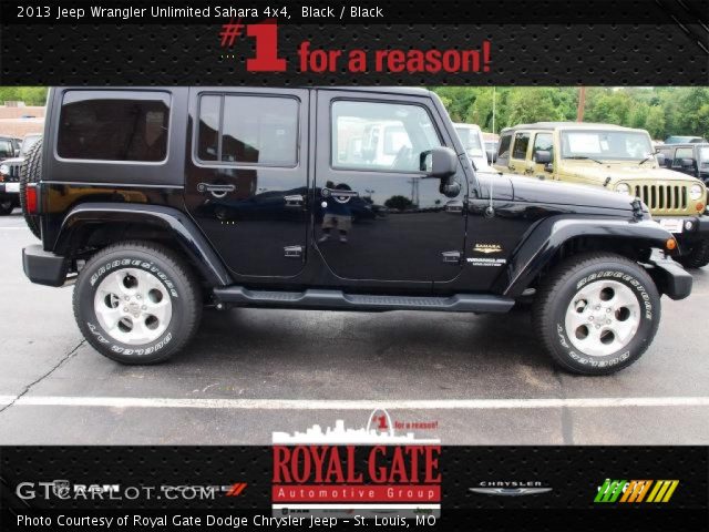 2013 Jeep Wrangler Unlimited Sahara 4x4 in Black