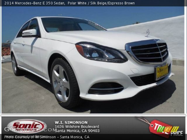 2014 Mercedes-Benz E 350 Sedan in Polar White