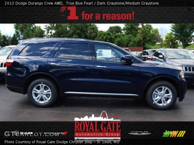 2013 Dodge Durango Crew AWD in True Blue Pearl