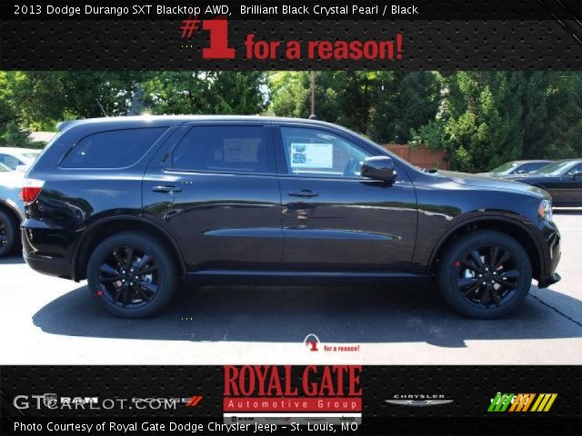 2013 Dodge Durango SXT Blacktop AWD in Brilliant Black Crystal Pearl