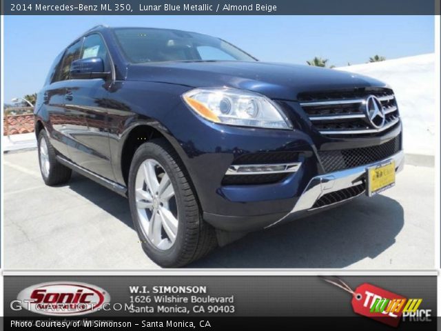 2014 Mercedes-Benz ML 350 in Lunar Blue Metallic