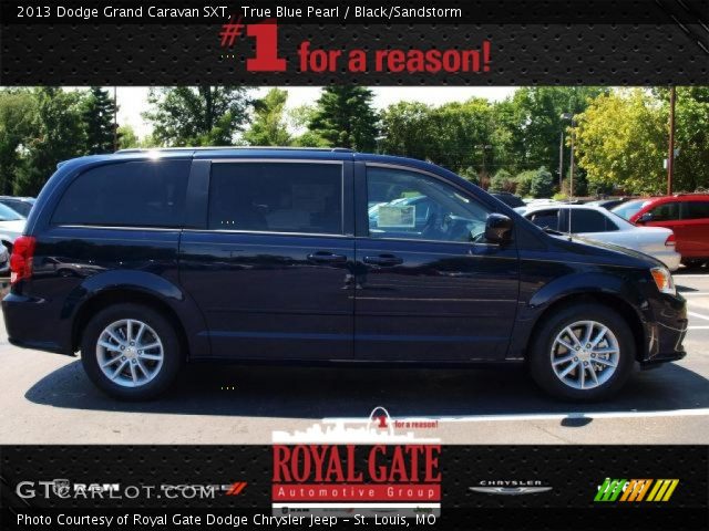 2013 Dodge Grand Caravan SXT in True Blue Pearl