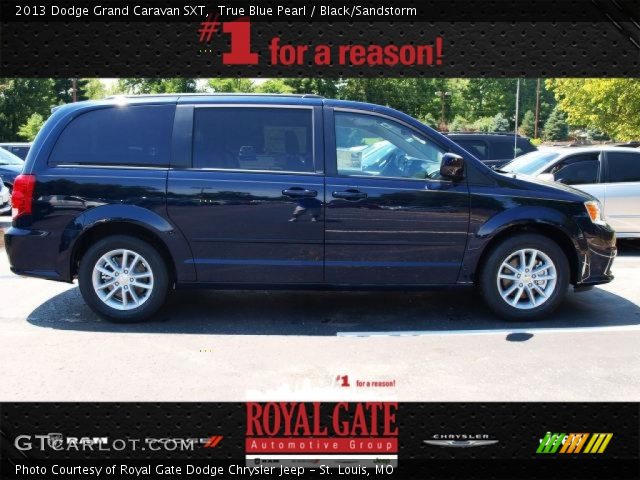 2013 Dodge Grand Caravan SXT in True Blue Pearl