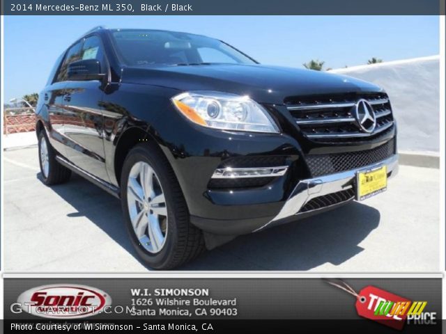 2014 Mercedes-Benz ML 350 in Black