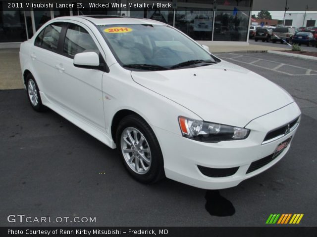 2011 Mitsubishi Lancer ES in Wicked White Metallic