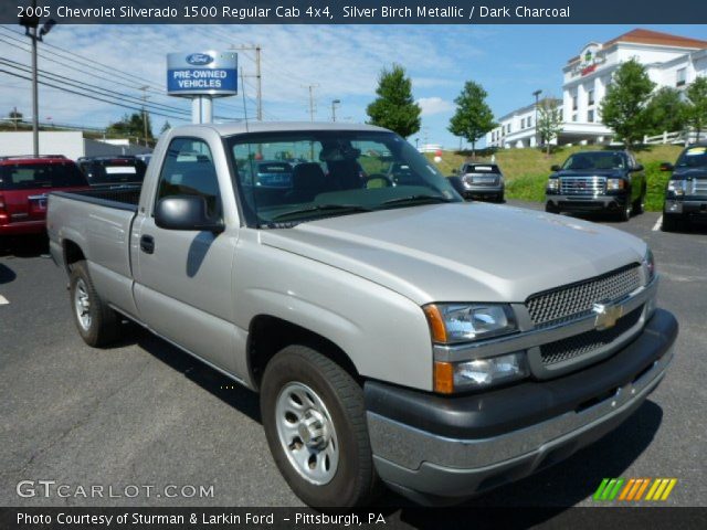 2005 Chevrolet Silverado 1500 Regular Cab 4x4 in Silver Birch Metallic