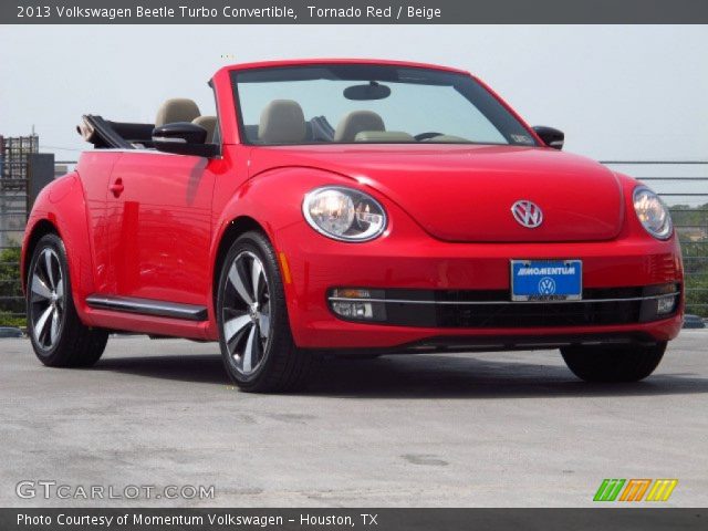 2013 Volkswagen Beetle Turbo Convertible in Tornado Red