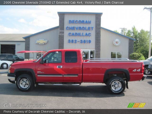 2006 Chevrolet Silverado 2500HD LT Extended Cab 4x4 in Victory Red