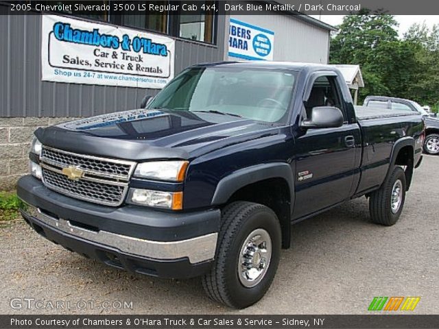 2005 Chevrolet Silverado 3500 LS Regular Cab 4x4 in Dark Blue Metallic