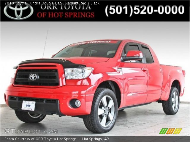 2010 Toyota Tundra Double Cab in Radiant Red