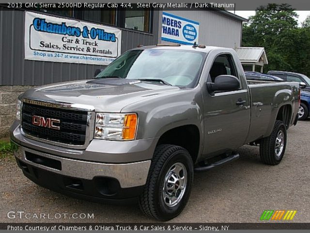 2013 GMC Sierra 2500HD Regular Cab 4x4 in Steel Gray Metallic