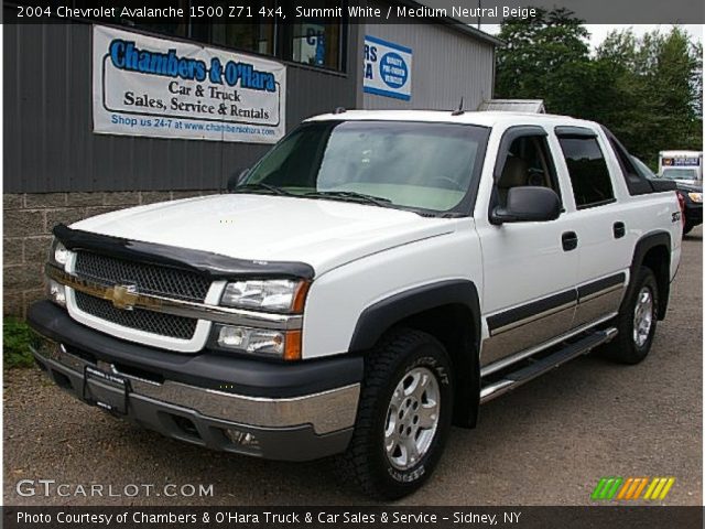 2004 Chevrolet Avalanche 1500 Z71 4x4 in Summit White