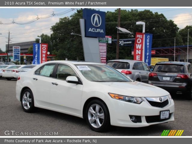 2010 Acura TSX Sedan in Premium White Pearl