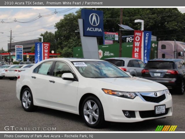 2010 Acura TSX Sedan in Premium White Pearl