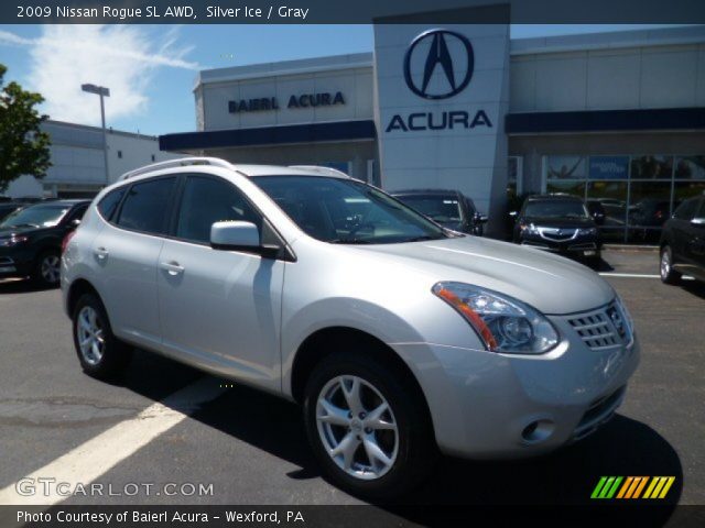 2009 Nissan Rogue SL AWD in Silver Ice