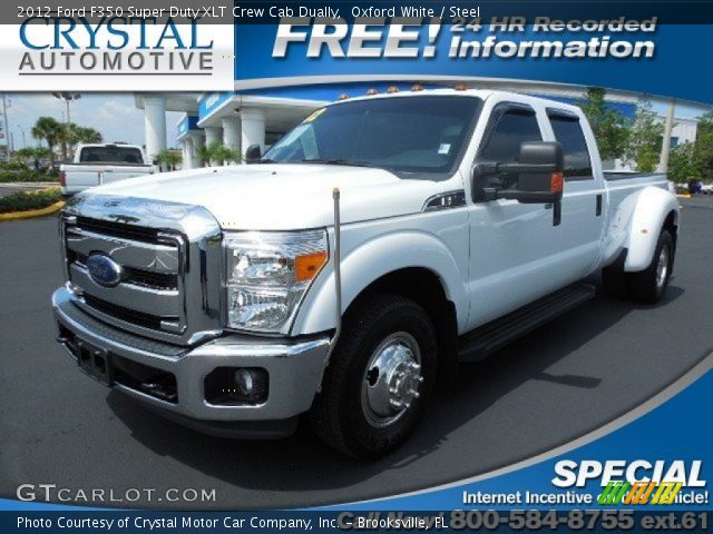 2012 Ford F350 Super Duty XLT Crew Cab Dually in Oxford White
