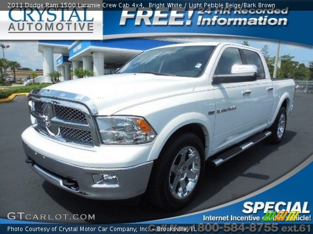 2011 Dodge Ram 1500 Laramie Crew Cab 4x4 in Bright White