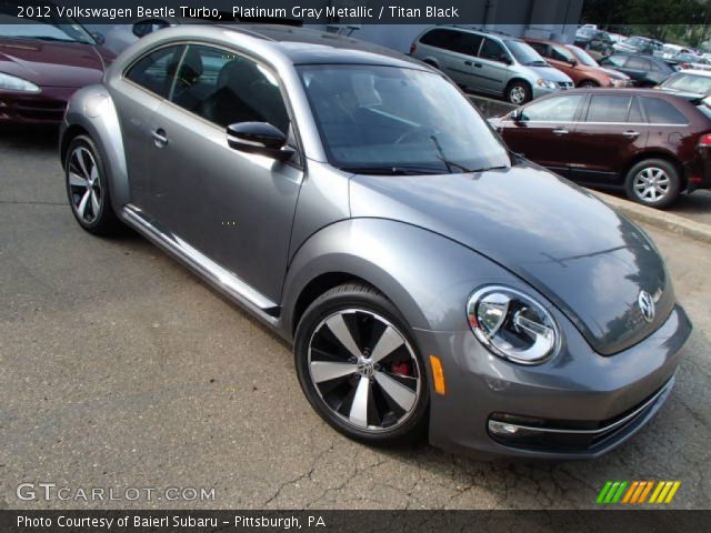 2012 Volkswagen Beetle Turbo in Platinum Gray Metallic