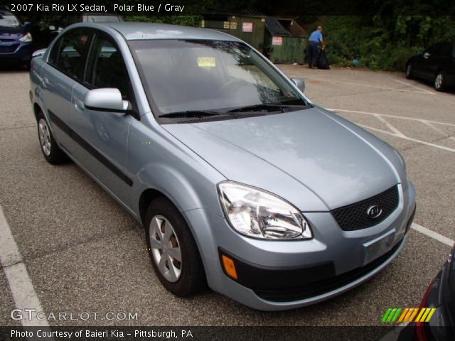 2007 Kia Rio LX Sedan in Polar Blue