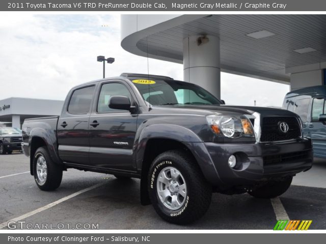2011 Toyota Tacoma V6 TRD PreRunner Double Cab in Magnetic Gray Metallic