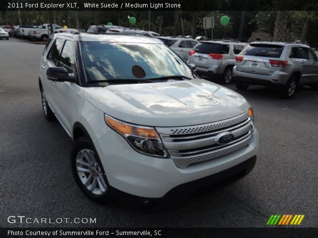 2011 Ford Explorer XLT in White Suede