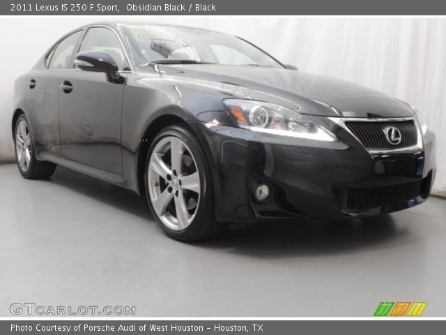 2011 Lexus IS 250 F Sport in Obsidian Black