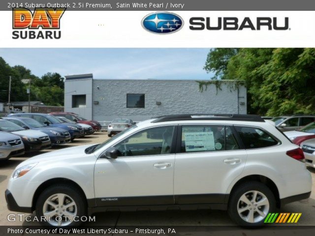 2014 Subaru Outback 2.5i Premium in Satin White Pearl