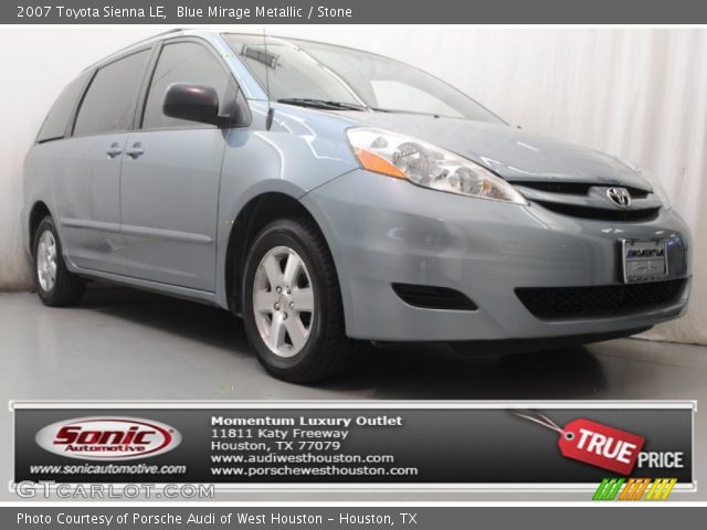 2007 Toyota Sienna LE in Blue Mirage Metallic