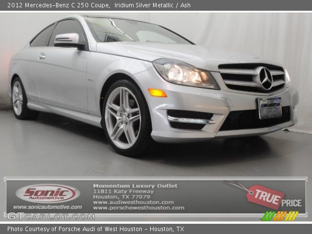 2012 Mercedes-Benz C 250 Coupe in Iridium Silver Metallic