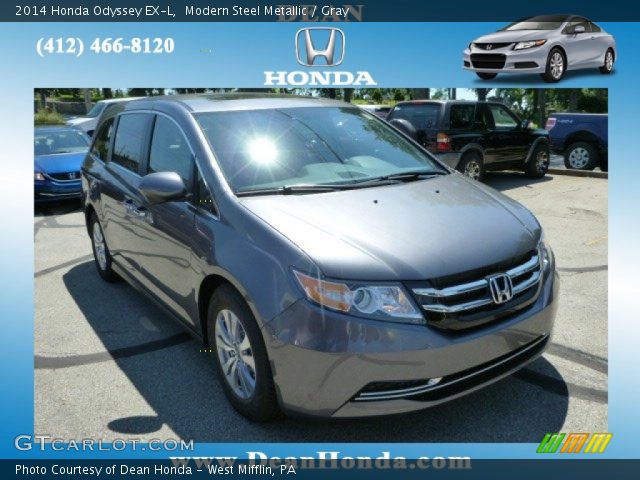 2014 Honda Odyssey EX-L in Modern Steel Metallic