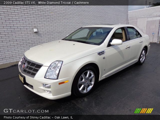 2009 Cadillac STS V6 in White Diamond Tricoat