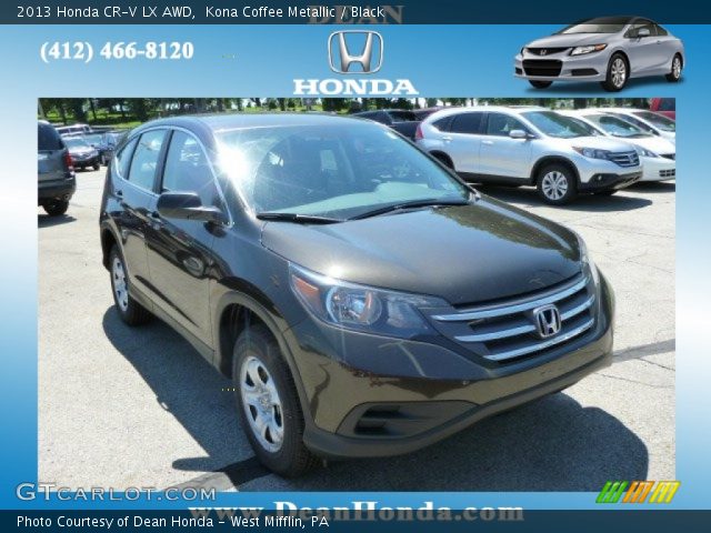 2013 Honda CR-V LX AWD in Kona Coffee Metallic