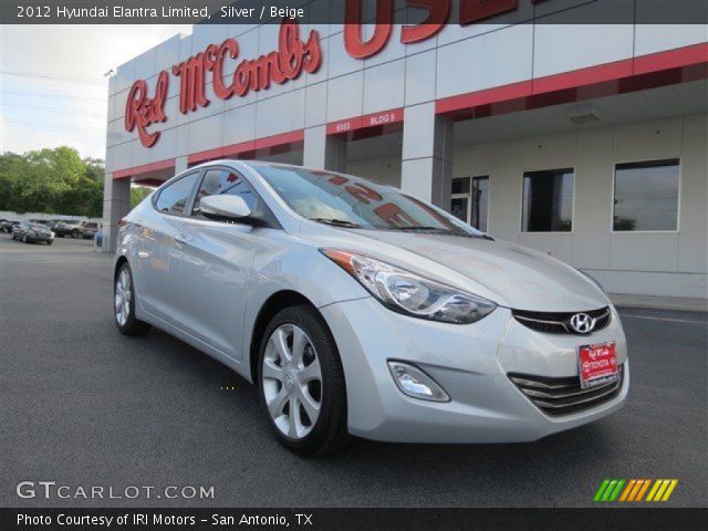2012 Hyundai Elantra Limited in Silver